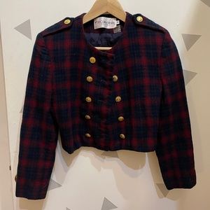 Vintage plaid blazer